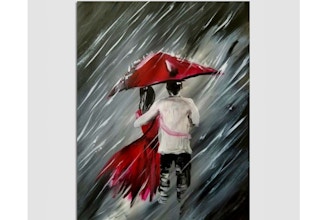 Paint Nite: Love in the Pouring Rain